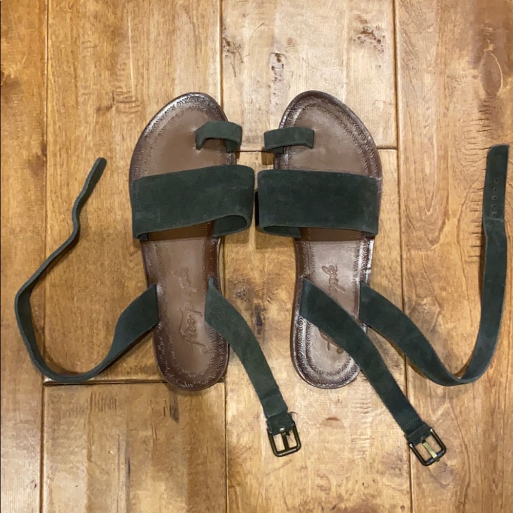 Free People Suede Sandals